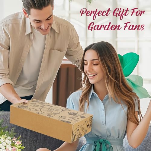 Housolution Gardening Tools Set, 10PCS Gardening Gifts for Women, Pink