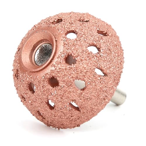 2 Pcs Tungsten Steel Bowl Buffing Wheels, 6mm Shank