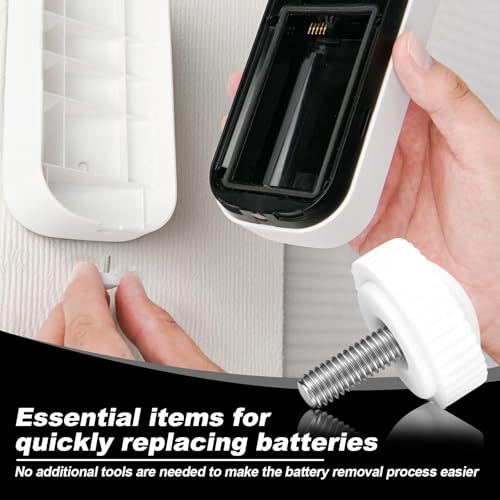 2 Pcs Security Quick Thumb Screws Compatible with myQ Smart Garage Door Video Keypad, Easy to Install