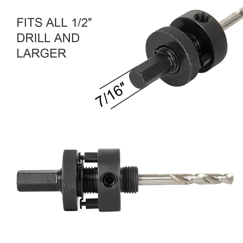 6-1/4 Inch Carbide Hole Saw with Arbor for 6” Recessed Lights, 6.25 Hole Saw Cutting Plaster Drywall Ceiling Sheetrock, 2X Faster, Green 6-1/4 in.