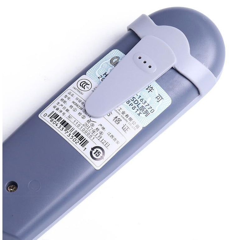 Brccee AC C019 Phone Telephone Butt Test Tester Lineman Tool Cable Set with Connectors and Joiner (Grey) Grey Blue
