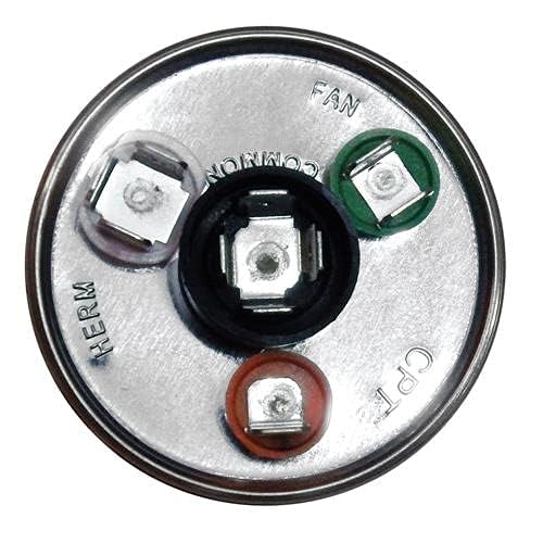 Goodman CAP050350440RSP Replacement - 35 + 5 uf/Mfd 370/440 VAC AmRad Round Dual Universal Capacitor, Made in The U.S.A.