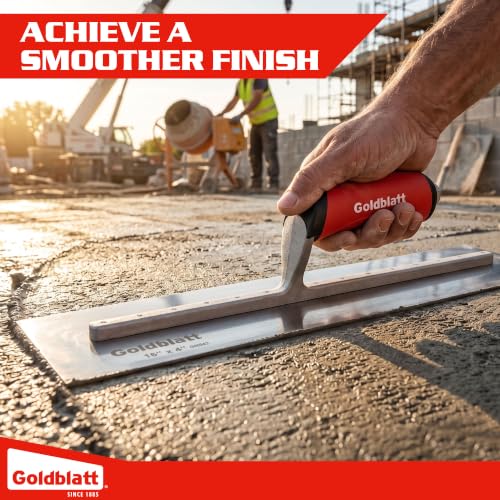 Goldblatt 20" x 4" Pro Finishing Trowel Soft Grip Handle 20" x 4"