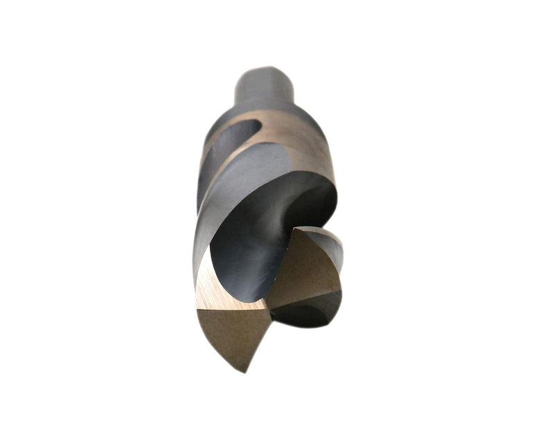 Accusize Industrial Tools 1'' ANSI M35(H.S.S. + 5% Cobalt) S and D Drill, 1/2'' Shank, 135 Degree Split Point, 0412-0001 | 1" ANSI M35(HSS + 5% Cobalt) S and D Drill, 1/2" Shank, Reduced Shank, 135-Degree Split Point, 1 in