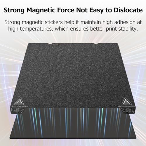 YOOPAI Double Side Textured Black PEI Sheet 235mmx235mm- 3D Printer Plate for Creality Ender 3/Ender 3 Pro/Ender 3 V2/Ender 3 S1/Ender 3 S1 Pro/Ender 3 Neo/Ender 3 V2 Neo Double Side Black PEI 235x235