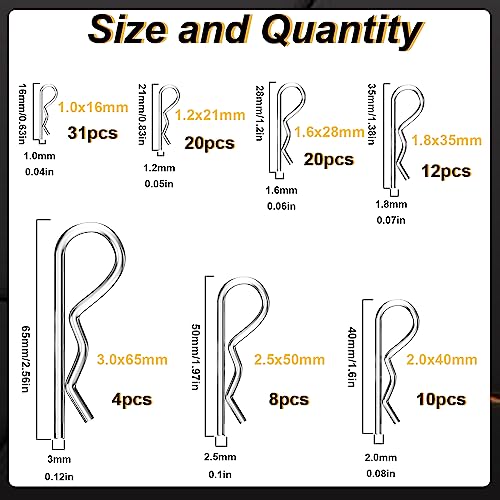 304 Stainless Steel R Cotter Pins