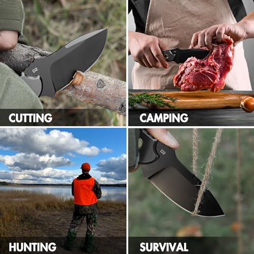 WORKPRO Aluminum Garden Tool Set and FLISSA Fixed Blade Knife