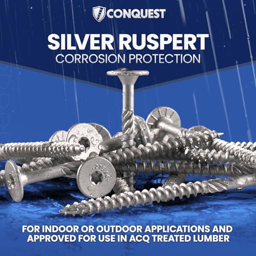 Conquest Structural Wood Screws 0.275" x 6" 50 0.275" x 6"