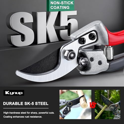 Kynup Pruning Shears, Garden Shears, Heavy Duty Garden Tools, Garden Grass Clippers Hand Hedge Shears
