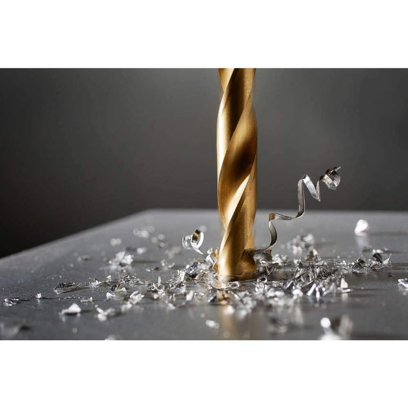 Ryobi AR2042 22 Piece Titanium Coated Drill Bit Set with 135 Degree Split Point Ends
