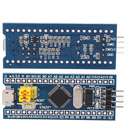 STM32F103C8T6 Minimal, Electronic Component Module Component Module Electronic Component Module System Development Board with Overcharging, Overdischarge, Short Circuit Protection, Mirco Pack of 5
