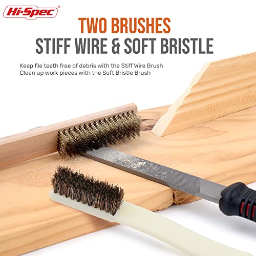 Hi-Spec Metal Hand & Needle Files Tool Kit Half Round Wood and Crafts 18 pieces