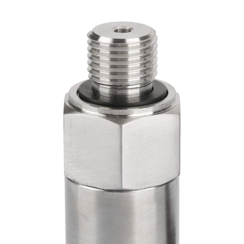 Pressure Transmitter, 4-20mA G1/4" Silicon Pressure Transmitter Transducer for Water Gas Oil, 0-1MPA