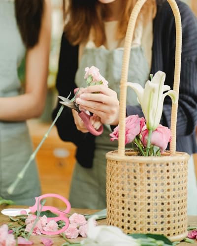 Flower Scissor, Scissors for Cutting Flowers, 12Pcs Pink Pink 01 12 Pack