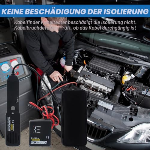 Cable Break Detector, Cable Tracker, Cable Finder, Cable Tester, EM415PRO, Cable Tracker, Network Cable Tester, Multifunctional Cable Checker Line Finder, Car Repair Tool, Network Cable Tester