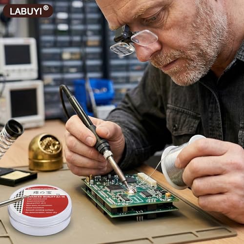Solder paste, solder grease, flux soldering, solder paste, net weight 50 g | Soldering Flux, Soldering Flux, Solder Grease Flux, for Gold, Copper, Iron, Tin, Instruments, Mechanics