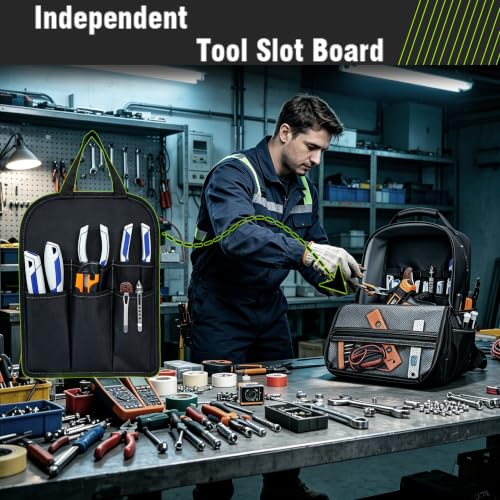 Electrician/HVAC Tool Backpack/Bag for Men DB