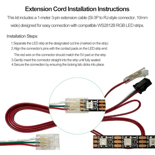 WS2812B RGB LED Strip Light Bundle-ZH037 5M/16.4FT APP Remote Control for Bambu Lab X1/P1P/P2S/H2D 3D Printer Accessories MakerWorld Models Lamp 300 LEDs Ideal DIY 3D Print Valentine's Day Gift