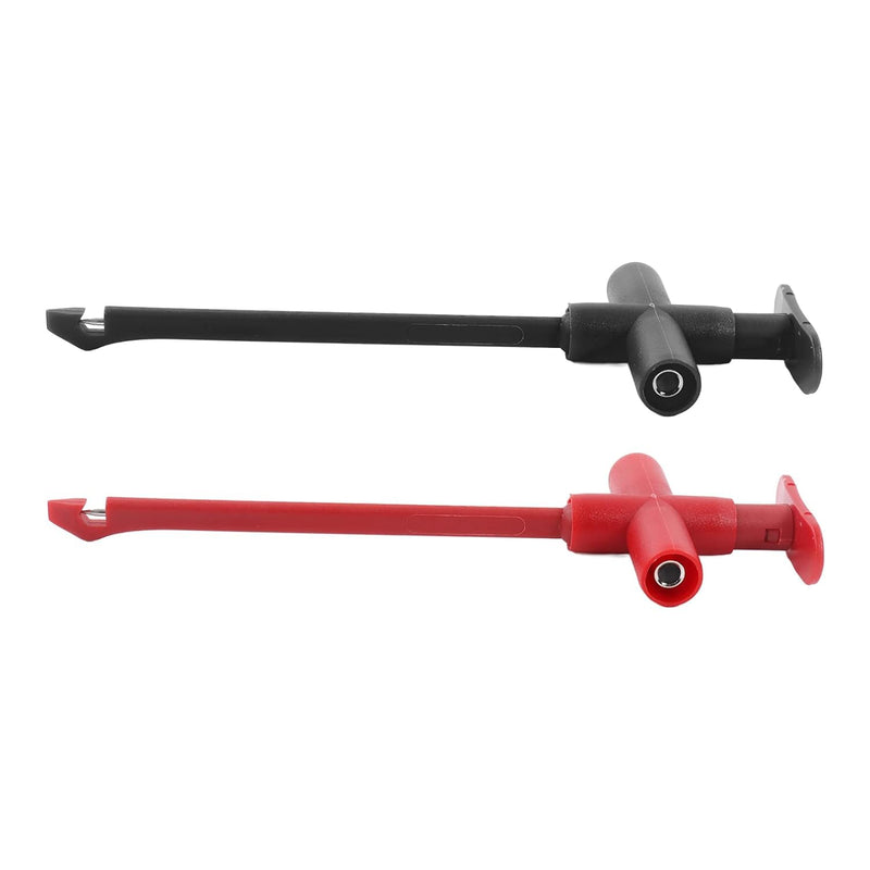 TH-F-2-KIT Insulation Piercing Clip Test Probe + Silicone Test Lead Set, Hook Banana Jack Spring Loaded Copper Kit