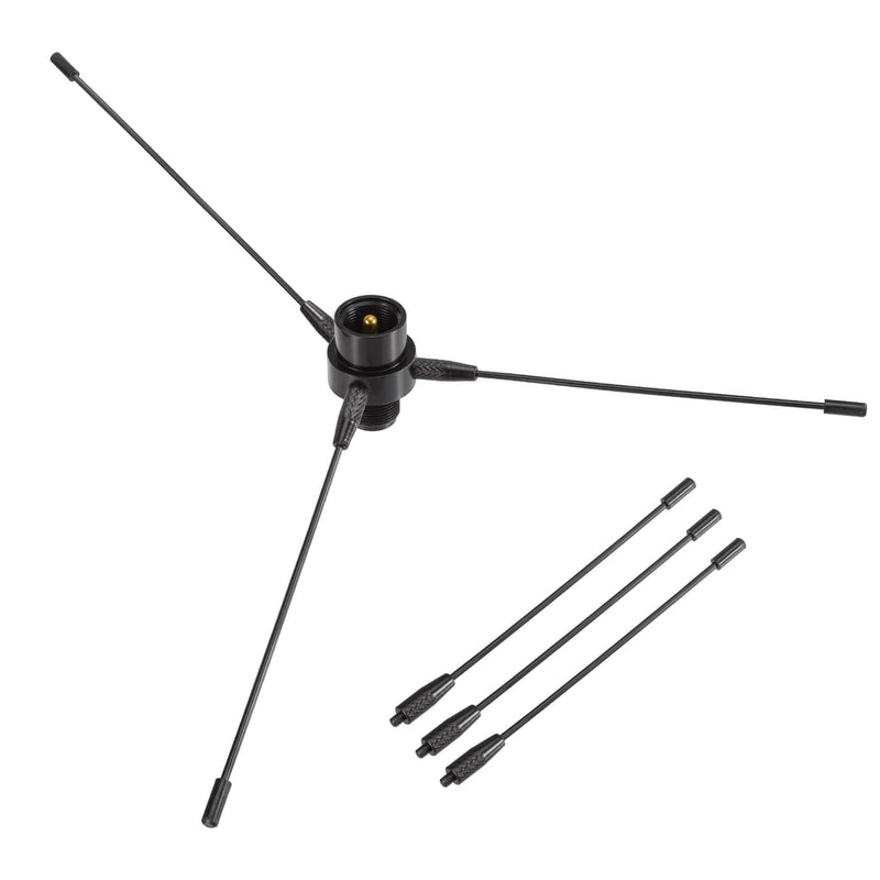 UHF Fiberglass Antenna with Ground Plane Kit, 400-470mhz GMRS Base Antenna, 17 inches SO239 Connector for Ham Radio Scanner, Device Repeater, Mobile Transceiver 17" UHF/GMRS Base Antenna-2.5dBi