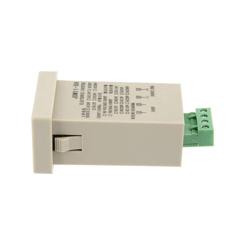 DIGITEN 0-99999 Digital Counter, LED Counter Electronic Counter JDM11-5H AC220V / DC36V / DC 24V / DC 12V (DC12V) DC12V