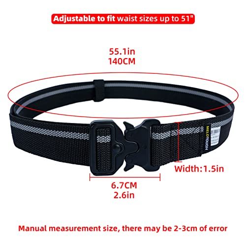 MELOTOUGH 7 Pocket Clip on Tool Pouch Small Tool Holder, Min Work Organizer Tool Holster and Knife Holder with Belt Clip + 1.5 Inch Wide Quick Release Work Tool Belt