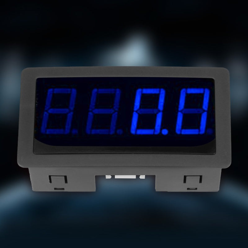 4 Digital LED Display Tachometer, Speed Display Speedometer, RPM Speed Meter with Hall Proximity Sensor NPN/PNP Input, 10-9999RPM Range (Blue) blue