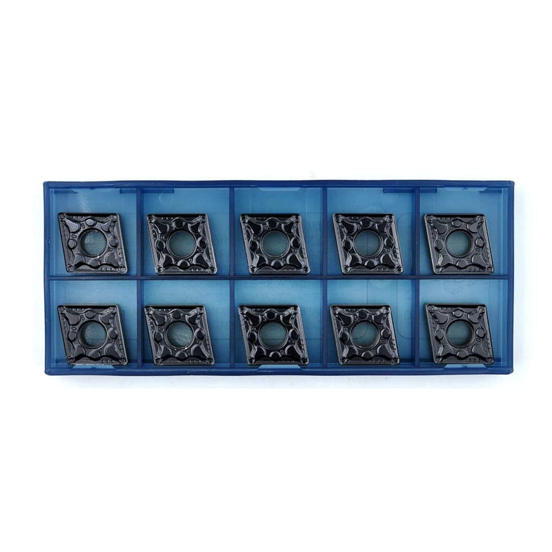 CDBP CNC carbide inserts 10 pieces indexable inserts CNMG120408 CNMG432 - universal steel machining - TiN coating CNMG120408-MD