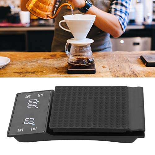 Coffee Scale coffee scale Koffieweegschaal Met Timer, Acaia Kaffeewaage, Digital Coffee Scale with Timer Function Electronic High Precise LED Display Food Scale Przemysł i nauka