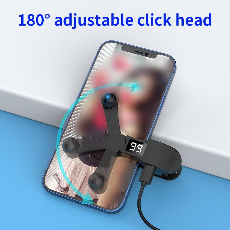 yeahway Auto Clicker for iphone Automatic Phone Screen Tapper Auto Clicker for Roblox Clicker Smart Phone Autoclicker for ipad Mechanical Fingers Speed Clicker for Android ios Apps black