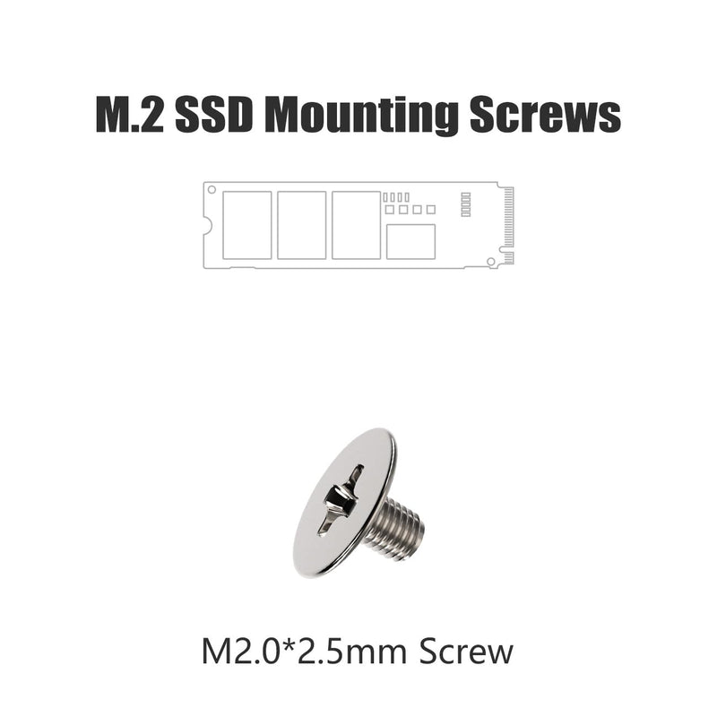 M.2 NVME SSD Screws Kit, 50pcs M.2 NVME Mounting Screws for M.2 NVME SSD Mounting