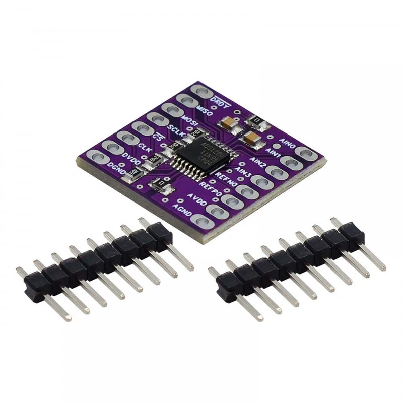 ADC module, DC 3V-5V ADS1220 24Bit ADC Module SPI AD Converter Analog to Digital Signal Convert Module