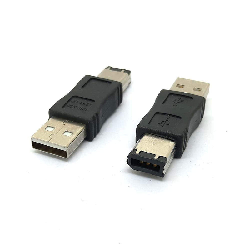 Firewire IEEE 1394 6 Pin Male to USB A Male Convertor Jack M/M Adapter IEEE 1394 Male to USB Male