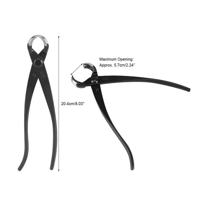 Fdit 204mm 8inch Knob Branch Cutter, Garden Fruit Tree Hollow Concave Cutter Tool with Round Gardening Bonsai Tools Scissors