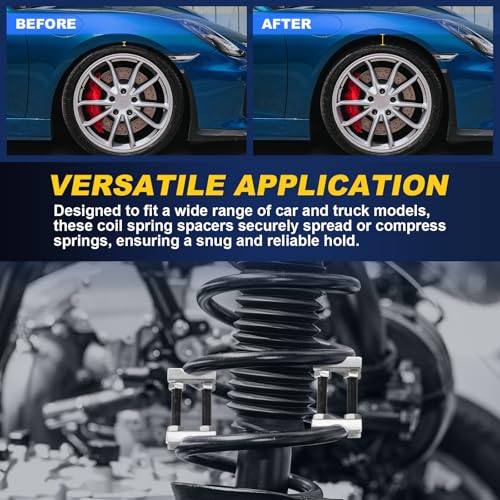 DASBET Adjustable 2-Way Coil Spring Spacers 8 Pack