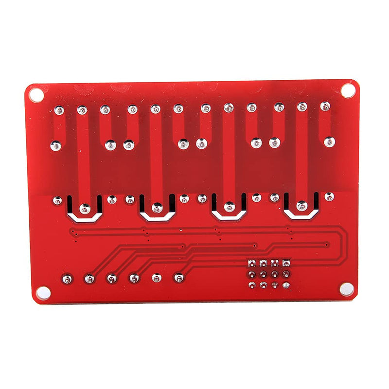 Keenso 4 Channel Relay Module Relay Card with Optocoupler Low Trigger Expansion Card for 5V/12V/24V (12v)