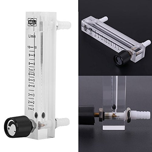 Gas Flow Meter 1-10LPM with Oxygen Air Gas Control Valve for Detecting Oxygen Flow or Other Gas Control Oxygen Flow Control