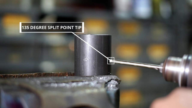 Drill America - DWDCO5/8 5/8" Reduced Shank Cobalt Drill Bit with 1/2" Shank, DWDCO Series 5/8"