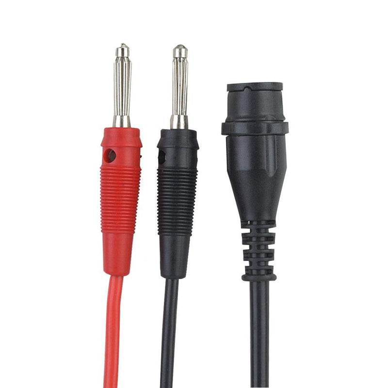 BNC Male to Banana Plug P1203 Coaxial Cable Oscilloscope Test Lead 120 cm + 8 Pieces Silicone Protective Circles