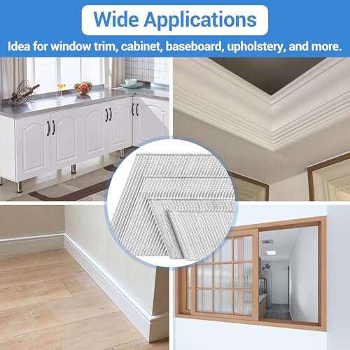 meite 16 Gauge 20 Degree Finish Nails Set 2-Inch & 2000-Pack Assorted Size Project Pack Galvanized Angled Finishing Nails for Finish Nailer Cabinet Crown Baseboard
