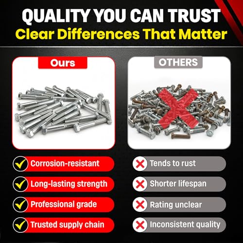 Chenango Supply 3/8-16 x 2-1/2" Stainless Steel Hex Head Bolts 3/8-16 X 2-1/2"