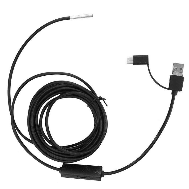 BOROCO 3 in 1 USB Android Endoscope Waterproof Endoscope Type-C USB Mobile Phone 3.9mm Lens High Definition Snake Cable for Smartphone Tablet Device (1m)