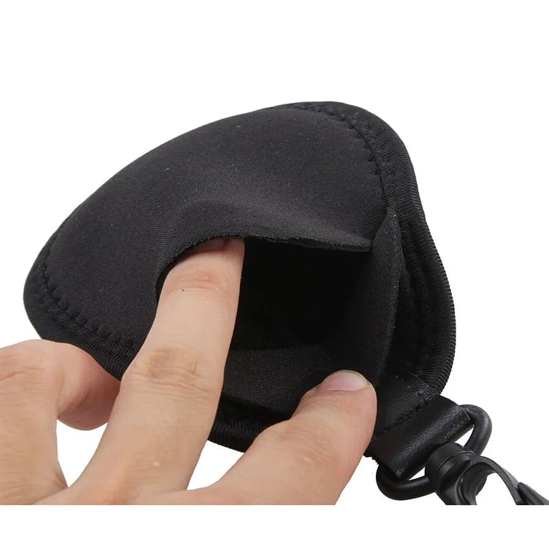 2 Pack Lens Filter Pouch Mini Storage Bag Sleeve Protective Case with Keychain Hook 2 Pockets For Camera CPL MC UV ND 25mm-72mm 43mm 46mm 49mm 52mm 55mm 58mm 62mm 67mm