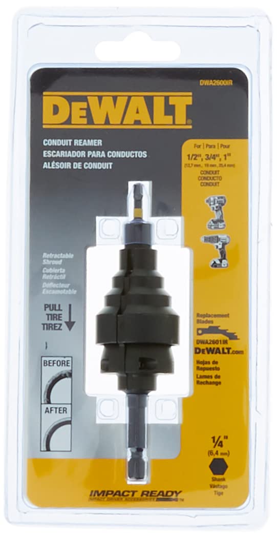 DEWALT DWA2600IR Impact Ready Conduit Reamer One Size