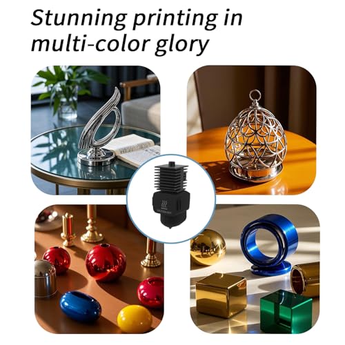 Gosknor 3D Printer 0.4mm Hotend Kit for Bambu Lab A1/A1 Mini, High-Temperature Hardened Steel Hot End Nozzle with Wrenches and Tools Silicone Sock Ideal Extruder Replacement Accessories