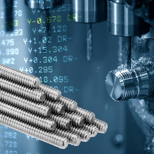 PATIKIL 1/2"-13 UNC 304 Stainless Steel Fully Threaded Rod, 3Pcs 15.7" Length Long Threaded Screw Right Hand Threads All Threaded Rod Studs for Anchoring Bolt, Clamps, Hangers and U-Bolts 1/2"-13 x 15.7" 3