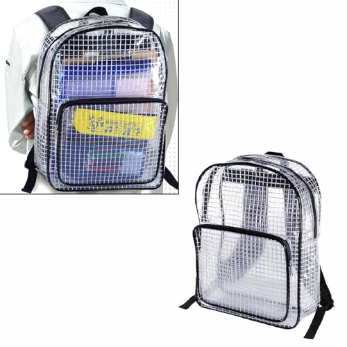Anti-static Clear PVC Backpack Transparent Cleanroom Tool Bag for Work and Travel