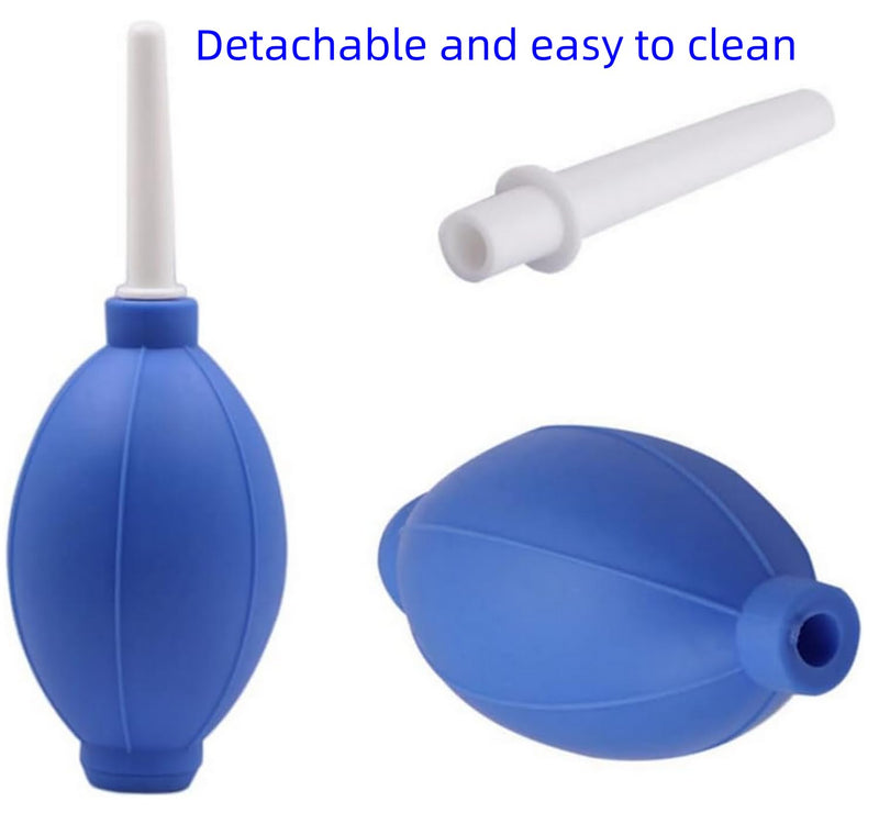 6Pieces Dust Ball Air Blower Silicone Blowing Pump Cleaning Tool Large Size Air Puffer for Removes Dust from Cameras,Watch,Keyboard, Cell Phone, Lenses