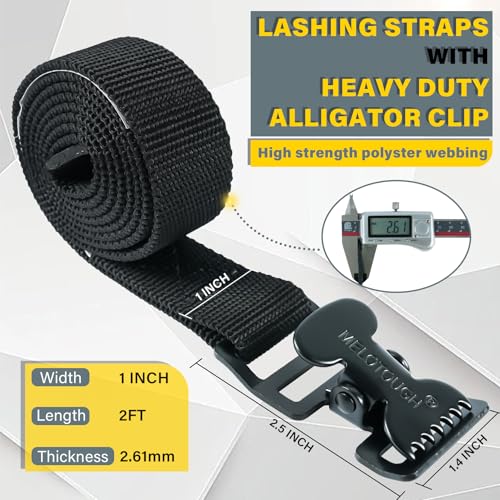 1"×2FT Lashing Strap+Drill Holder
