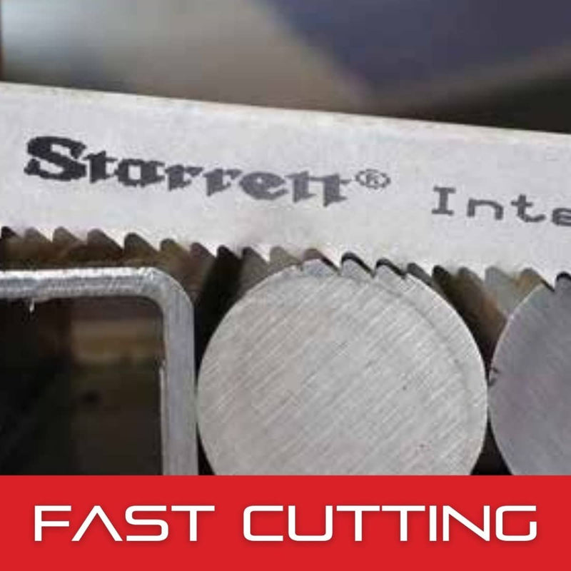 Starrett Versatix MP Bi-Metal Band Saw Blade with M-42 Cobalt Steel Teeth - Ideal for Sawing Structurals, Tubes, Small Solids - 07 Ft. 10″, 3/4 x .035 x 10-14/IP-P-R - 99234-07-10 94 Inches 3/4 inches 10-14 Teeth per Inch 0.035 Inches